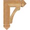 Ekena Millwork Legacy Arts & Crafts Rough Sawn Bracket, Western Red Cedar, 4"W x 14"D x 18"H BKT04X14X18LEC03RWR - alternate 3